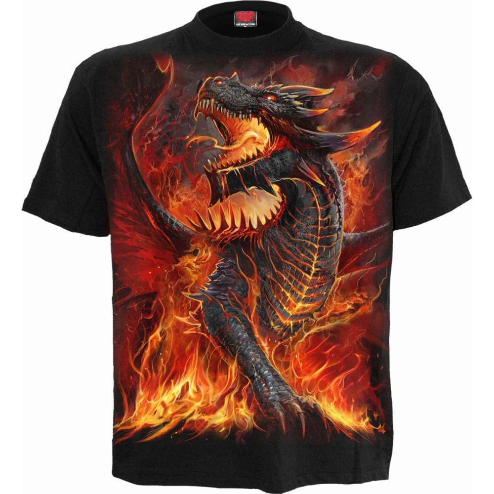 Spiral - DRACONIS Kinder T-shirt - Zwart